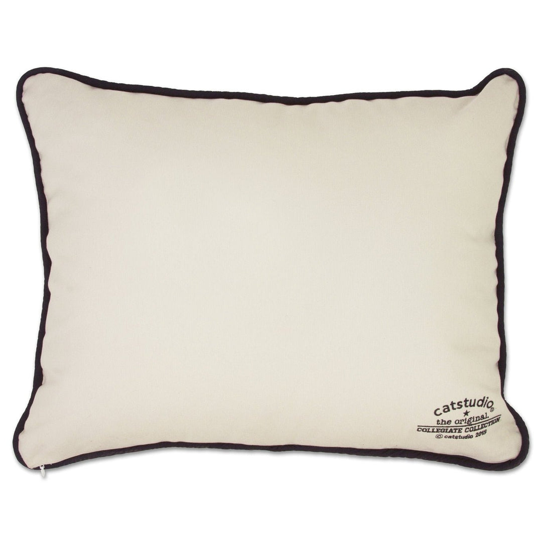 Indiana University Collegiate Embroidered Pillow - Something Splendid Co.