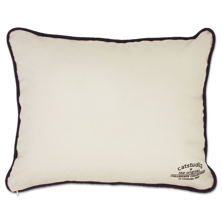 Indiana University Collegiate Embroidered Pillow - Something Splendid Co.