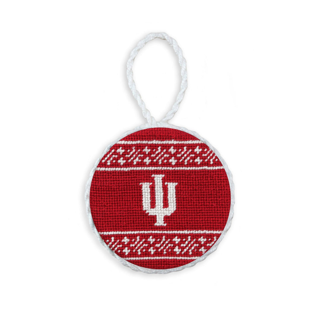 Indiana University Fairisle Ornament - Something Splendid Co.