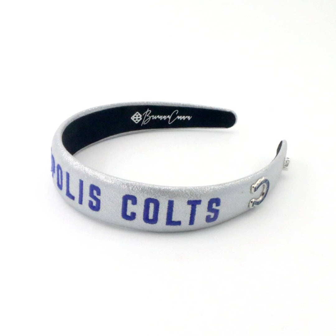 Indianapolis Colts Thin Embroidered Headband - Something Splendid Co.