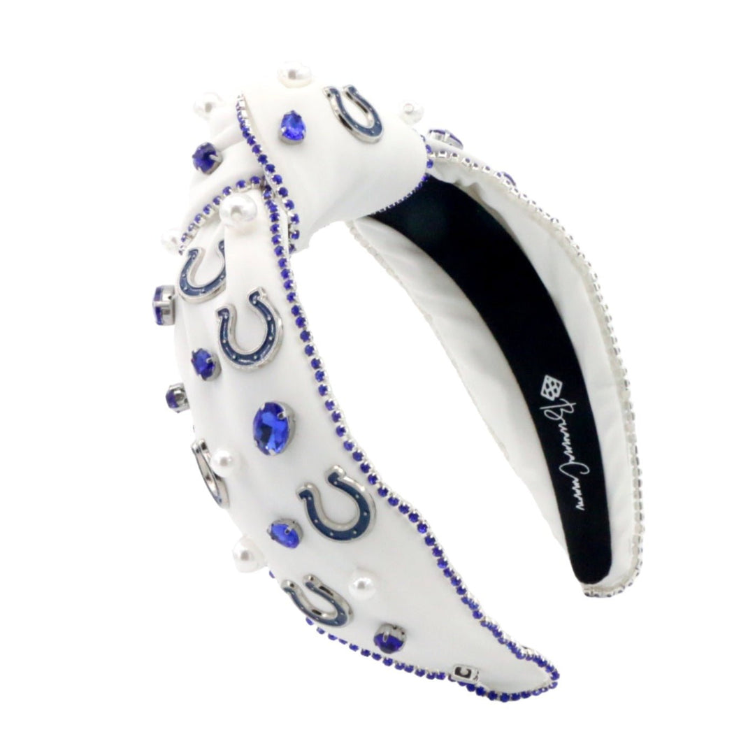 Indianapolis Colts White Logo Headband - Something Splendid Co.