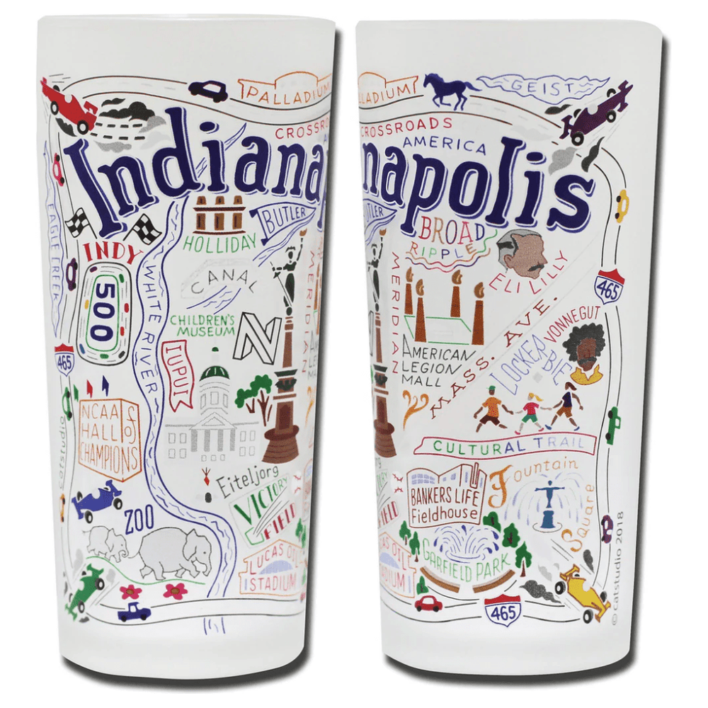 Indianapolis Drinking Glass - Something Splendid Co.