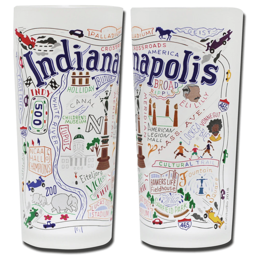 Indianapolis Drinking Glass - Something Splendid Co.