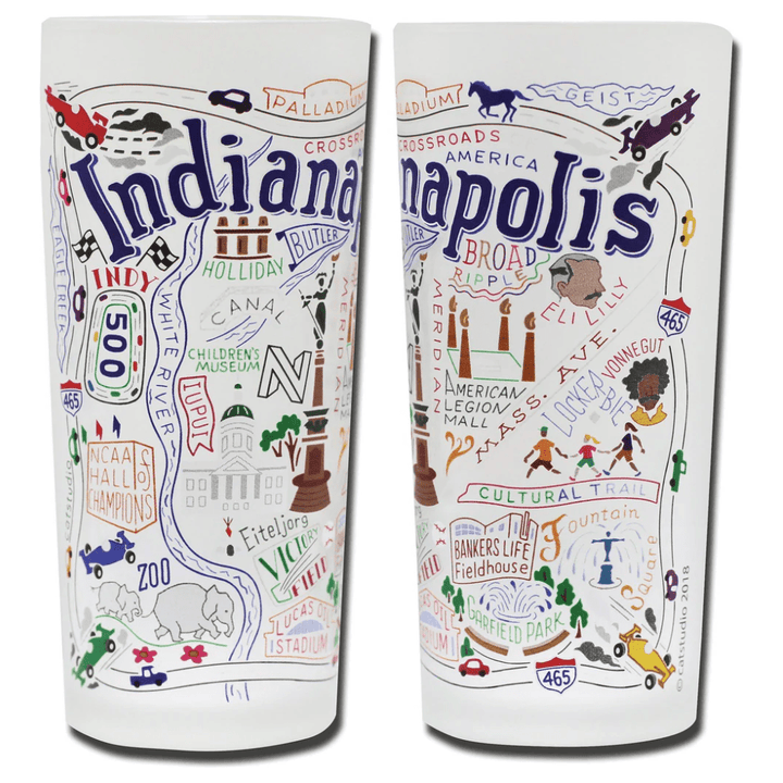 Indianapolis Drinking Glass - Something Splendid Co.