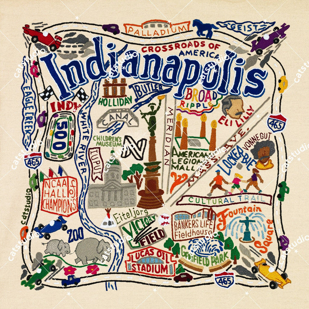 Indianapolis Fine Art Print - Something Splendid Co.