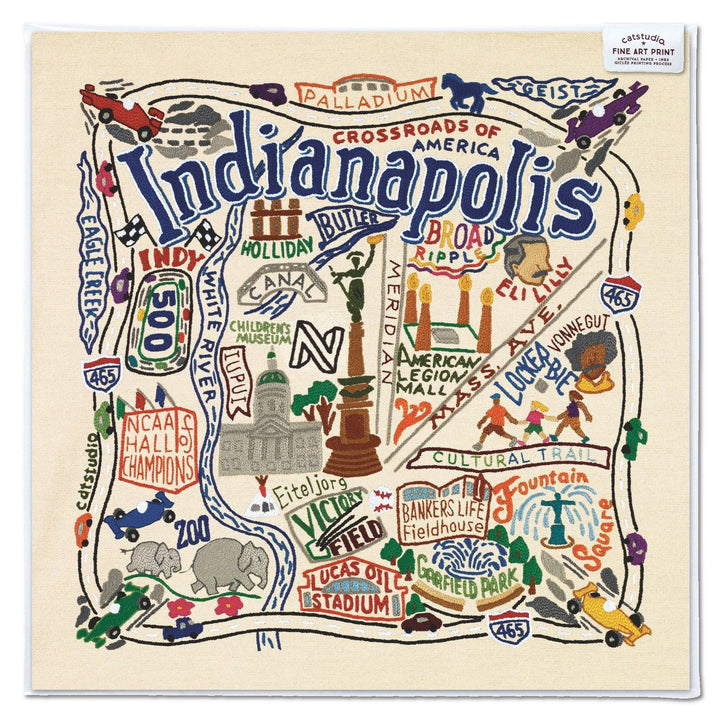 Indianapolis Fine Art Print - Something Splendid Co.