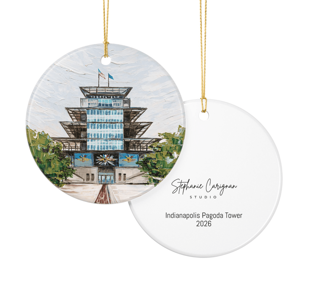 Indianapolis Pagoda Tower Ornament - Something Splendid Co.