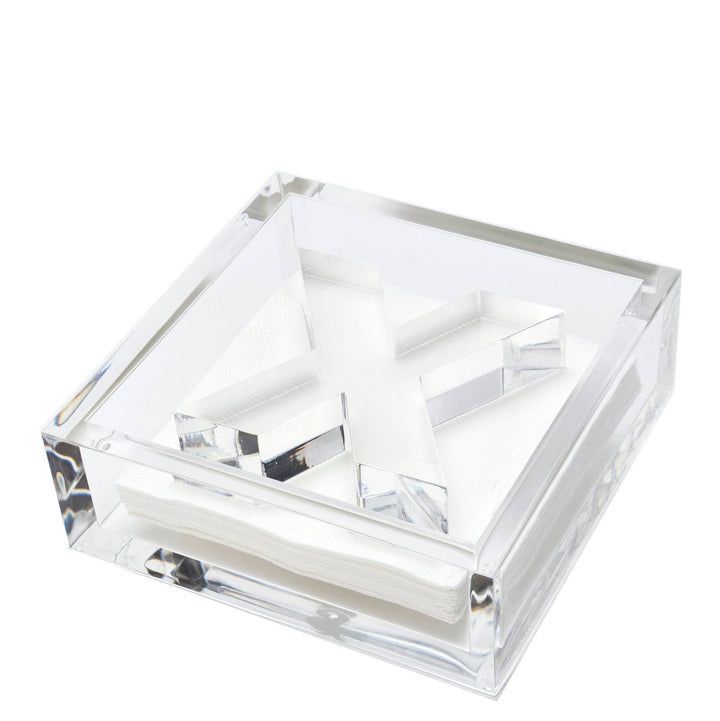 Initial Acrylic Cocktail Napkin Holder - Something Splendid Co.