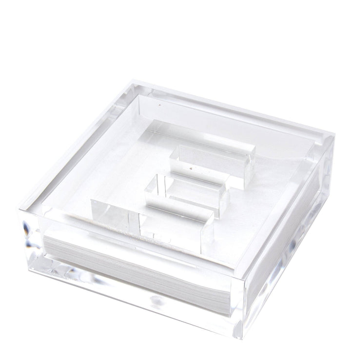Initial Acrylic Cocktail Napkin Holder - Something Splendid Co.