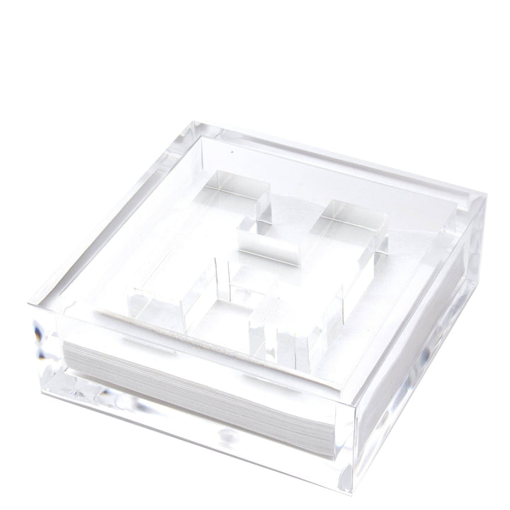 Initial Acrylic Cocktail Napkin Holder - Something Splendid Co.