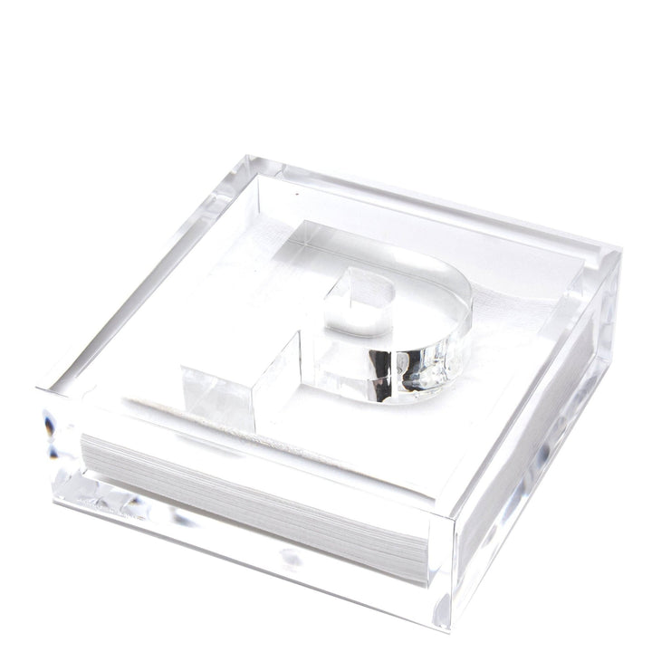 Initial Acrylic Cocktail Napkin Holder - Something Splendid Co.