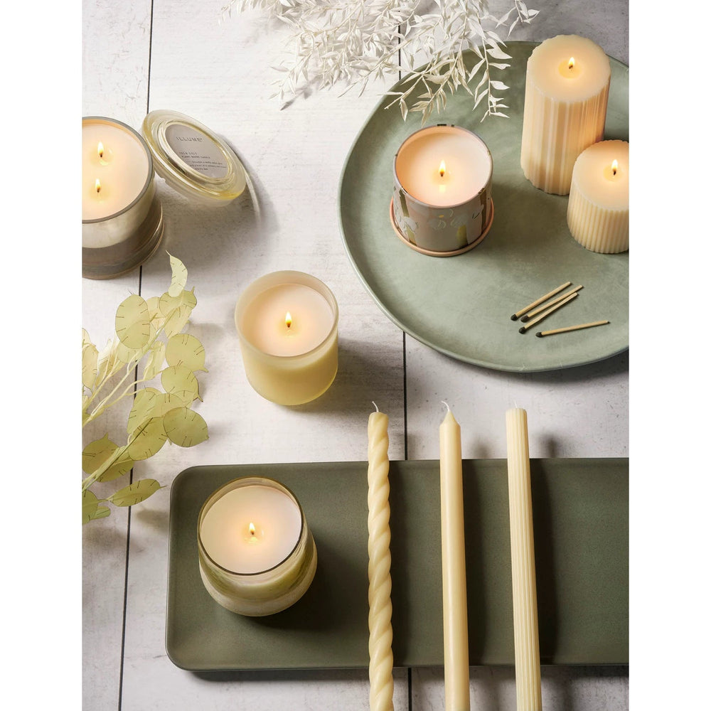 Isla Lily Baltic Glass Candle - Something Splendid Co.