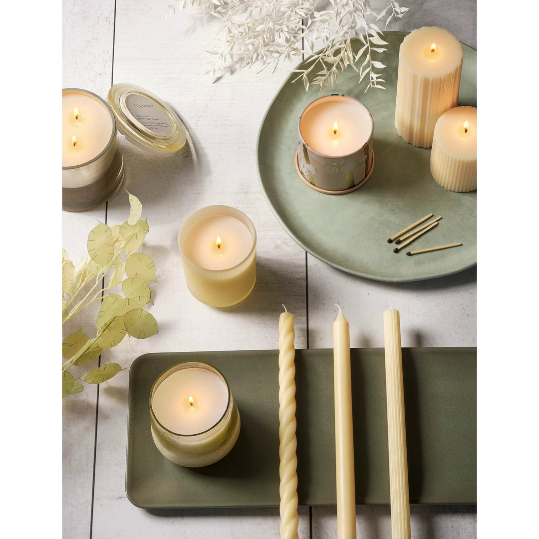 Isla Lily Baltic Glass Candle - Something Splendid Co.