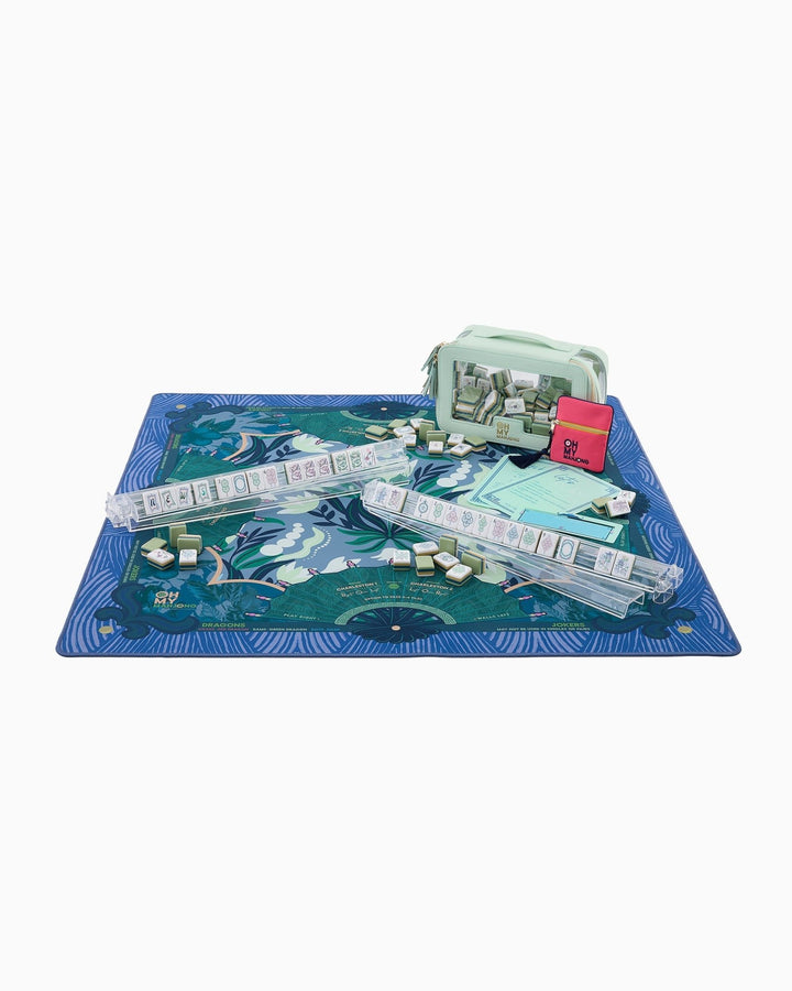 Jade Mahjong Mat in Tube - Something Splendid Co.