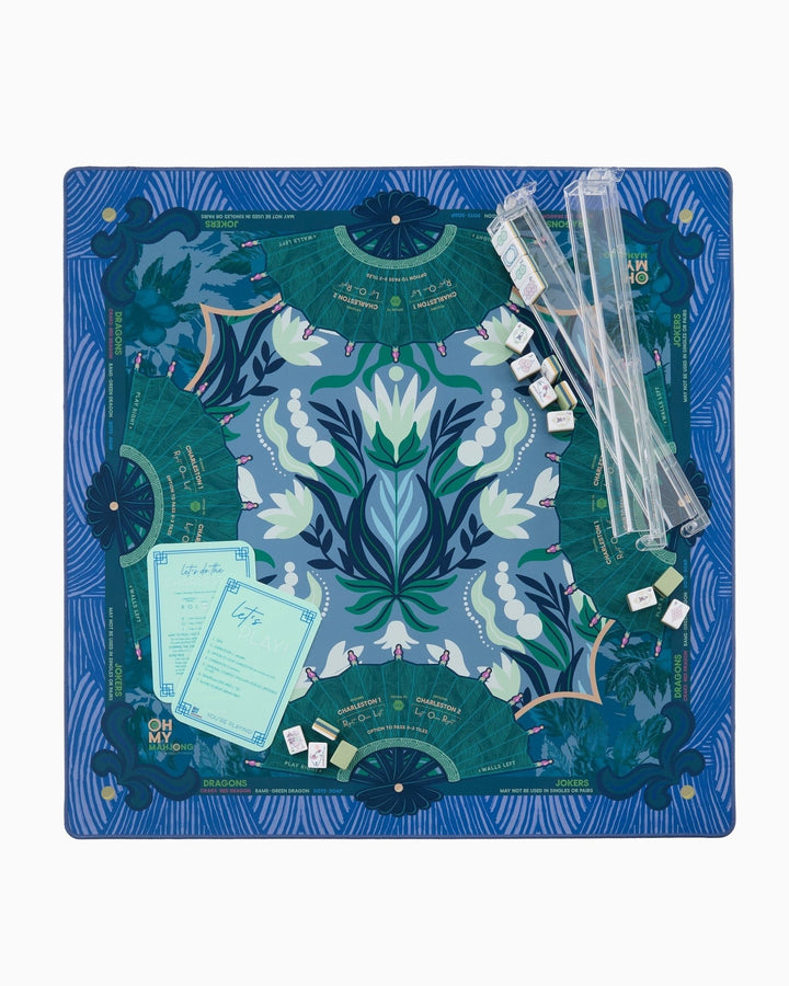 Jade Mahjong Mat in Tube - Something Splendid Co.