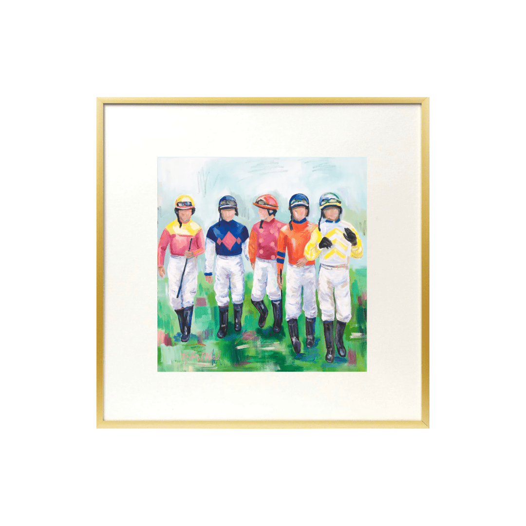"Jockey Talkie" | 8x8' Print - Something Splendid Co.