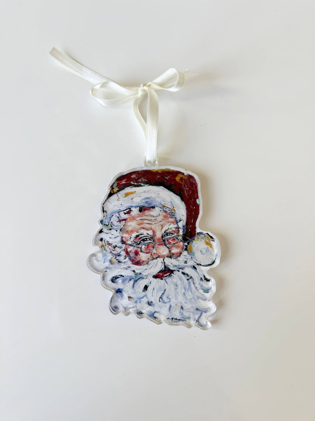 Jolly Ole Soul Santa Acrylic Christmas Ornament | Wreath Charm WHOLESALE - Something Splendid Co.