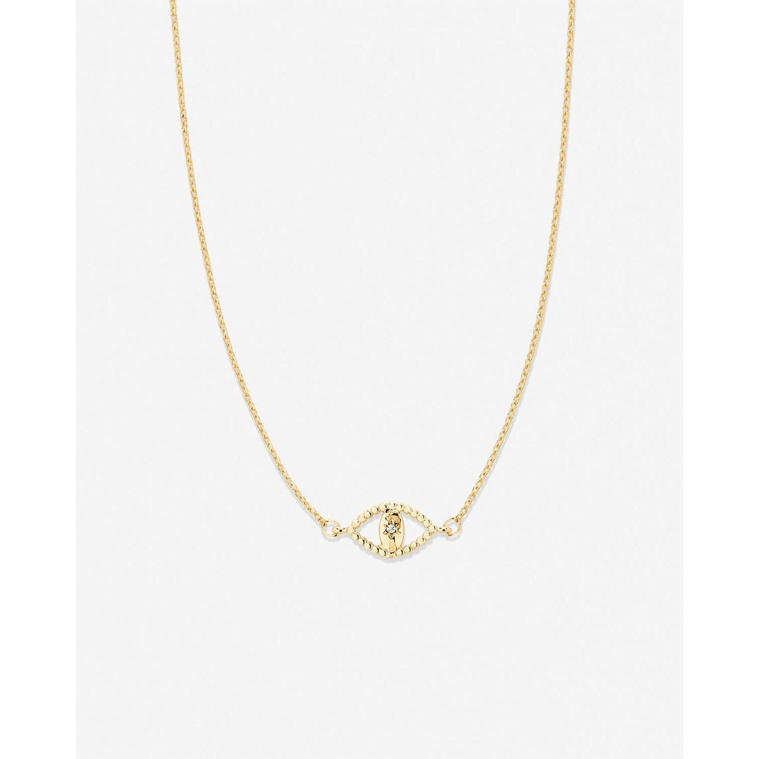 Just for Luck Collection Necklace - Evil Eye | 14k Gold - Something Splendid Co.