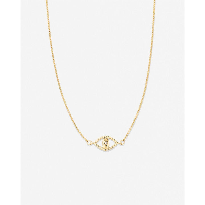 Just for Luck Collection Necklace - Evil Eye | 14k Gold - Something Splendid Co.