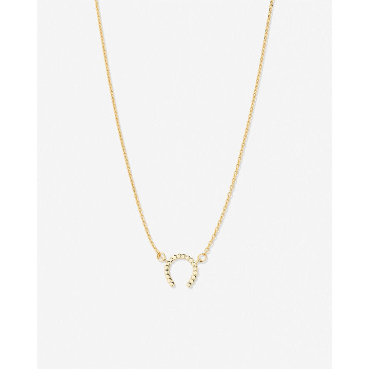 Just For Luck Horseshoe Necklace - 14k Gold - Something Splendid Co.