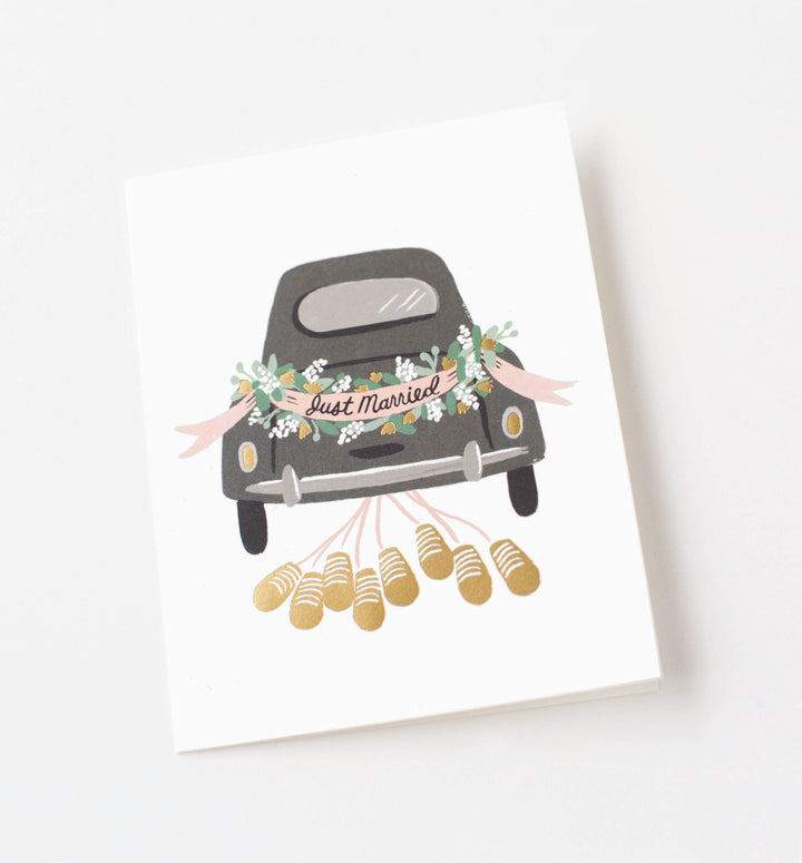 Just Married Getaway Card - Something Splendid Co.