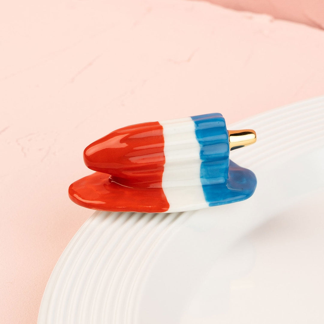 Keep Cool Mini by Nora Fleming — hand-painted ceramic summer popsicle (alternate view)
