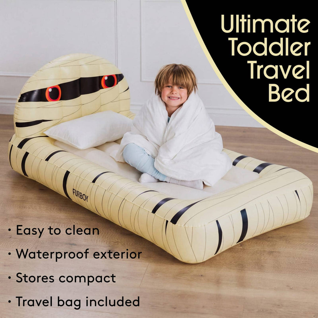 Kids Sleepover Bed - Halloween Mummy Air Mattress - Something Splendid Co.