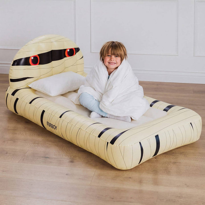Kids Sleepover Bed - Halloween Mummy Air Mattress - Something Splendid Co.