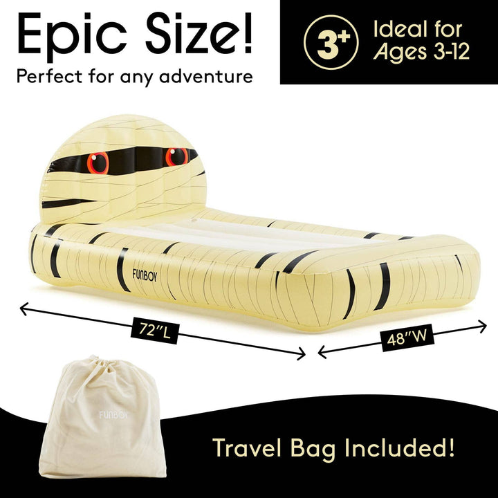 Kids Sleepover Bed - Halloween Mummy Air Mattress - Something Splendid Co.