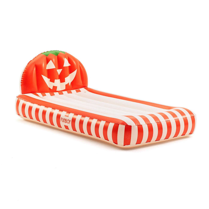 Kids Sleepover Bed - Halloween Pumpkin Air Mattress - Something Splendid Co.