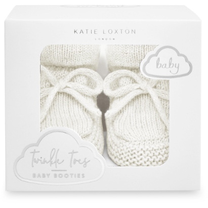 Knitted Baby Boots - White - Something Splendid Co.