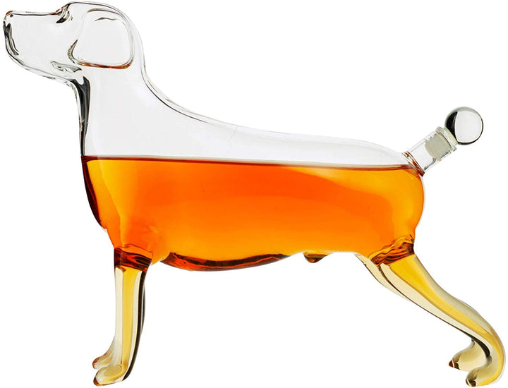Labrador Dog Animal Whiskey and Wine Decanter 500ml - Something Splendid Co.