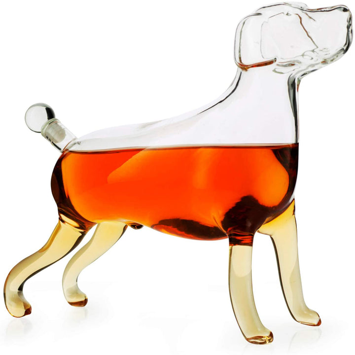 Labrador Dog Animal Whiskey and Wine Decanter 500ml - Something Splendid Co.