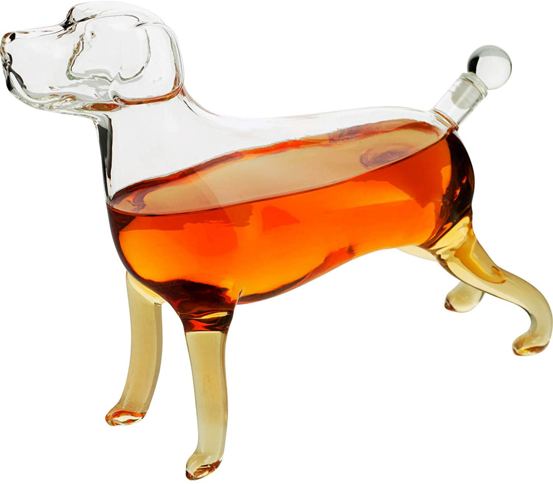 Labrador Dog Animal Whiskey and Wine Decanter 500ml - Something Splendid Co.
