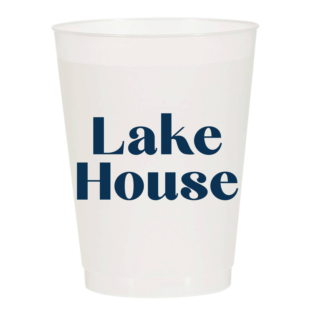 Lake House Summer Frosted Cups - Summer - Something Splendid Co.