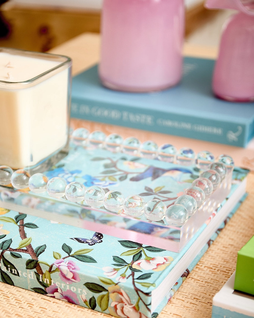 Large Bubble Lucite Tray - Something Splendid Co.