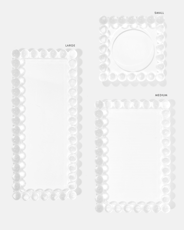 Large Bubble Lucite Tray - Something Splendid Co.