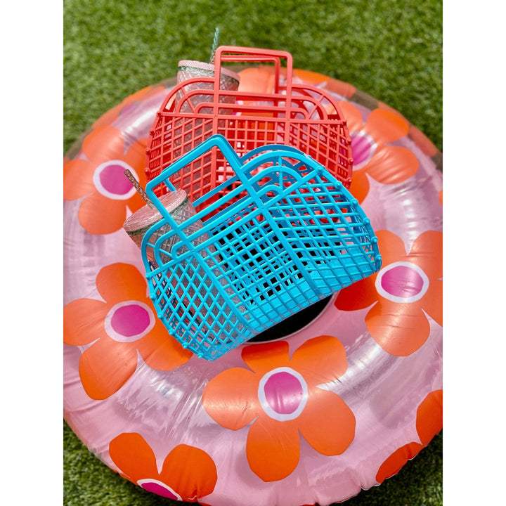 Large Retro Jelly Baskets | Peach - Something Splendid Co.
