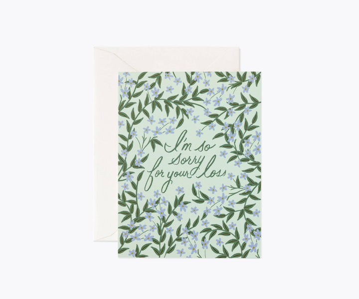 Laurel Sympathy Card - Something Splendid Co.