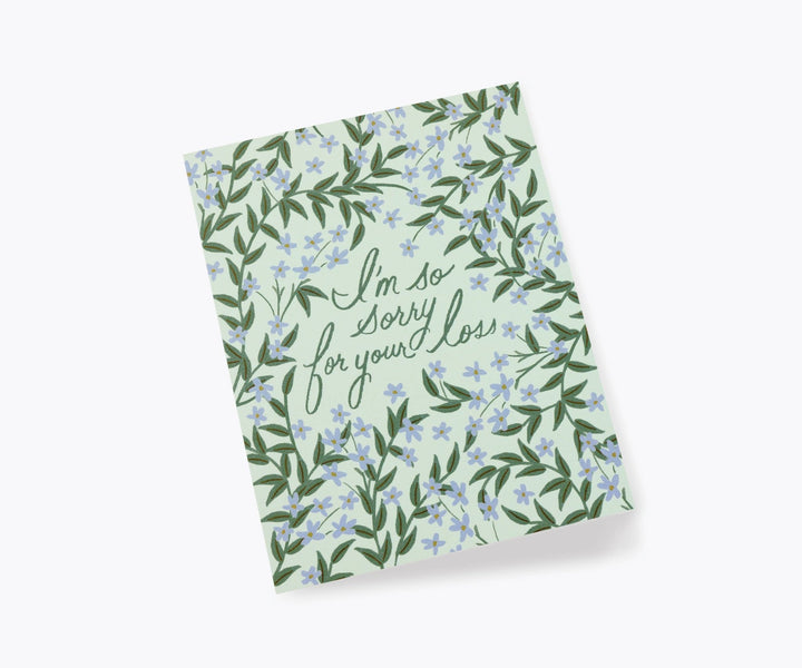 Laurel Sympathy Card - Something Splendid Co.