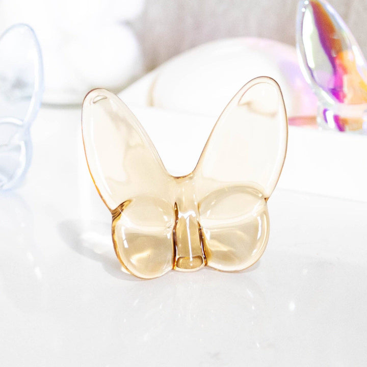Le Mariposa Crystal Butterfly Figurine in Gold - Something Splendid Co.