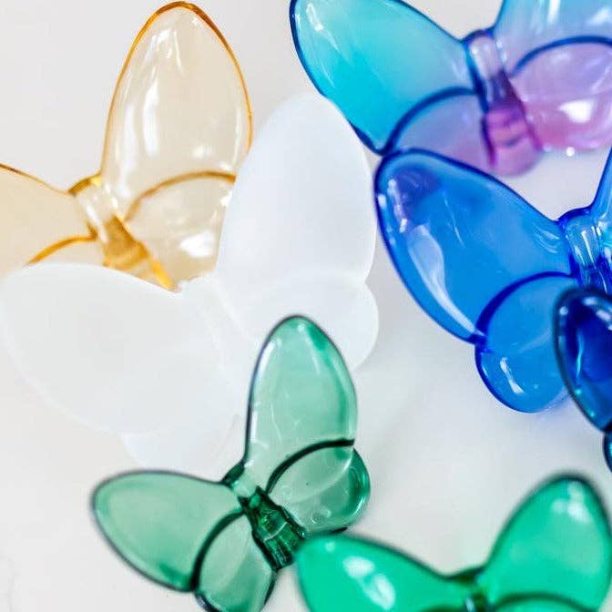 Le Mariposa Crystal Butterfly Figurine in Mint - Something Splendid Co.