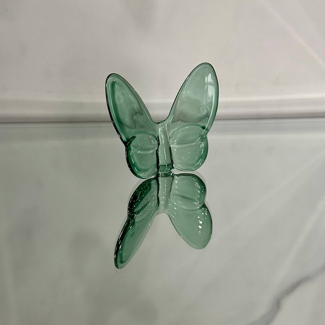 Le Mariposa Crystal Butterfly Figurine in Mint - Something Splendid Co.