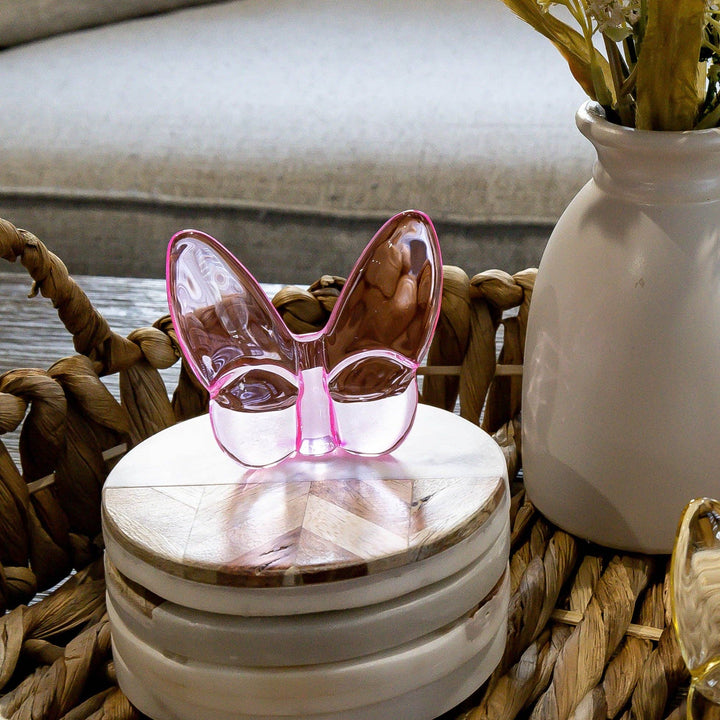 Le Mariposa Crystal Butterfly Figurine in Pink - Something Splendid Co.
