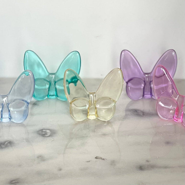 Le Mariposa Exclusive Crystal Butterfly in Light Yellow - Something Splendid Co.