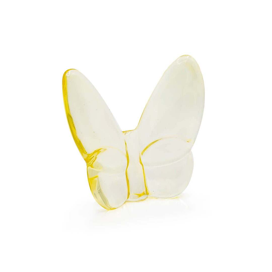 Le Mariposa Exclusive Crystal Butterfly in Light Yellow - Something Splendid Co.