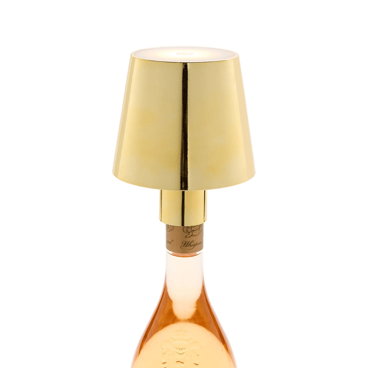 LED Cordless Bottle Lampshade with Stopper Attachment - Something Splendid Co.