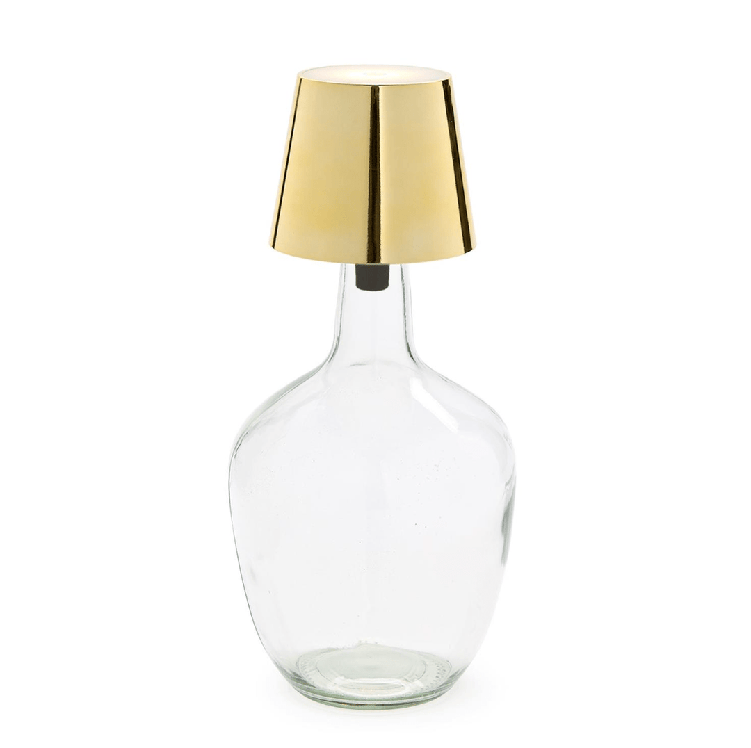 LED Cordless Bottle Lampshade with Stopper Attachment - Something Splendid Co.