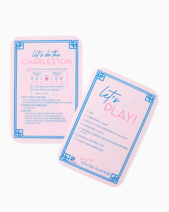 Light Pink Mahjong Tile Shufflers - Something Splendid Co.
