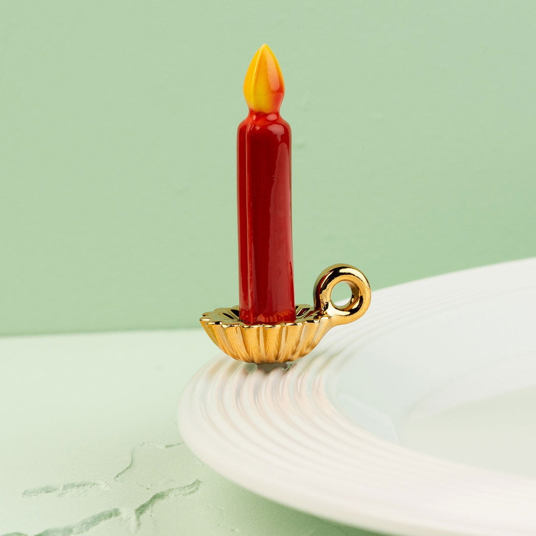 Light the Way Mini by Nora Fleming — hand-painted ceramic glowing candle
